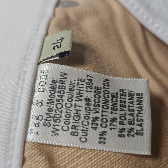 NWT Rag & Bone Skinny Jeans Sz 24 in White - Picture 15 of 15